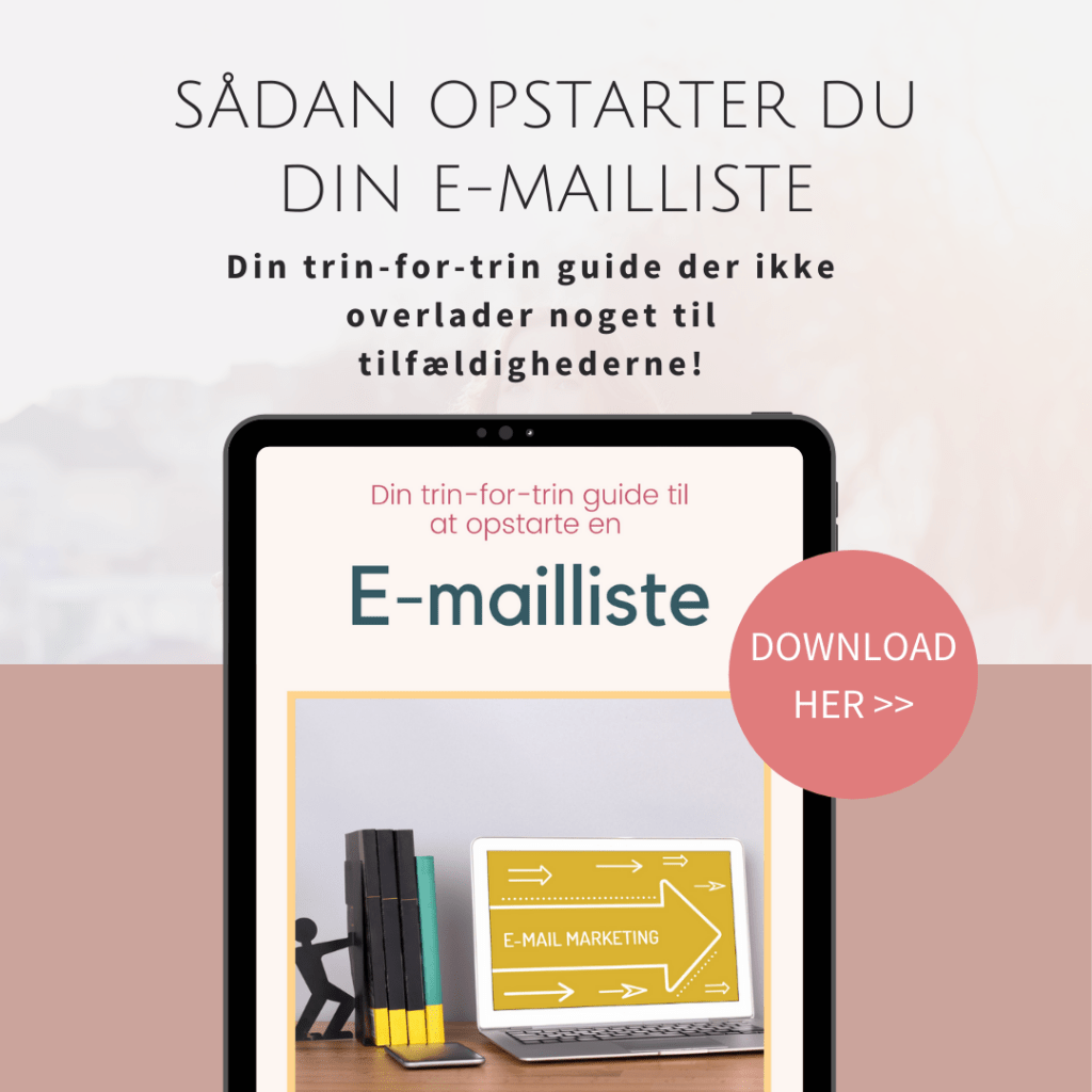 Sådan opbygger du en e-mailliste